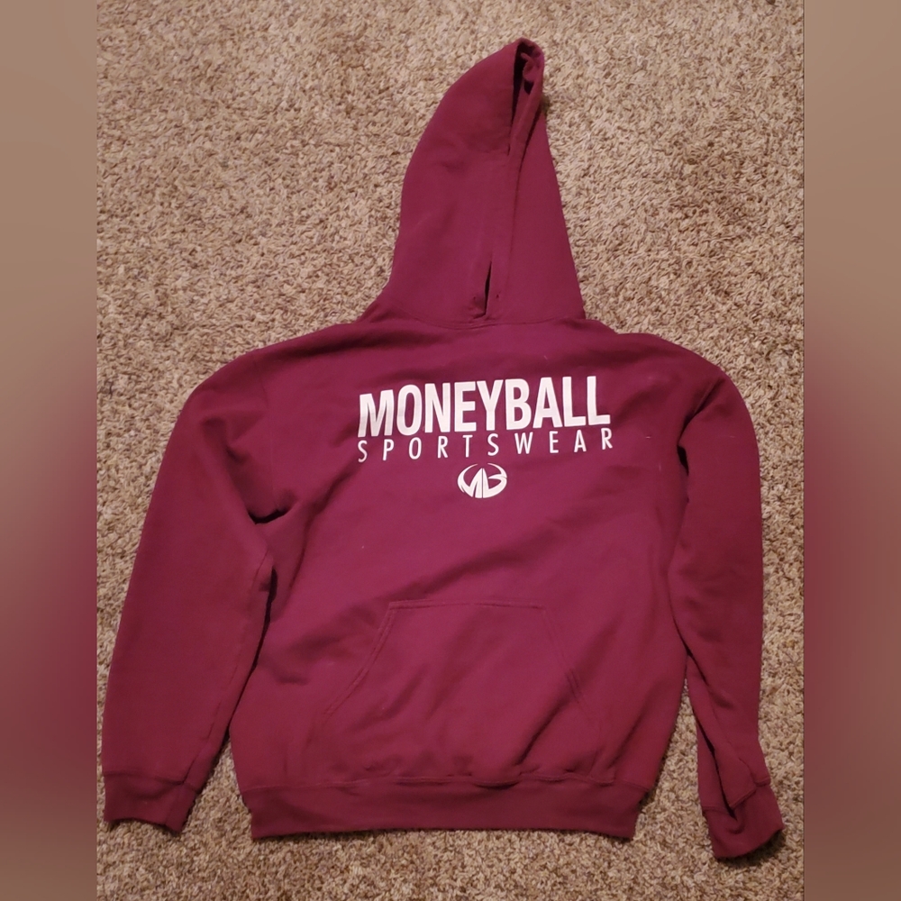 Maroon Moneyball Hoodie
